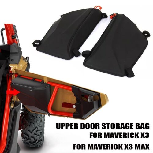 UTV Accessories Upper Door Storage Bags For Can Am Maverick X3/X3 MAX 2017-2024 - Picture 1 of 9