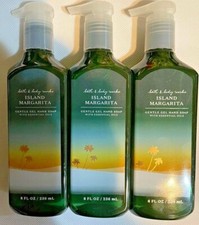 3 Bath Body Works ISLAND MARGARITA Gentle Gel Hand Soaps 8 FL OZ