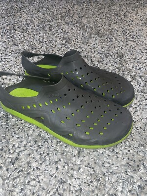 Crocs Wave Unisex M 8-W 10 Beach Comfort Gray/Green