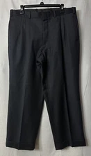 Holland & Sherry Tom James Mens London 1836 Gray Dress Pants Slacks 34x27