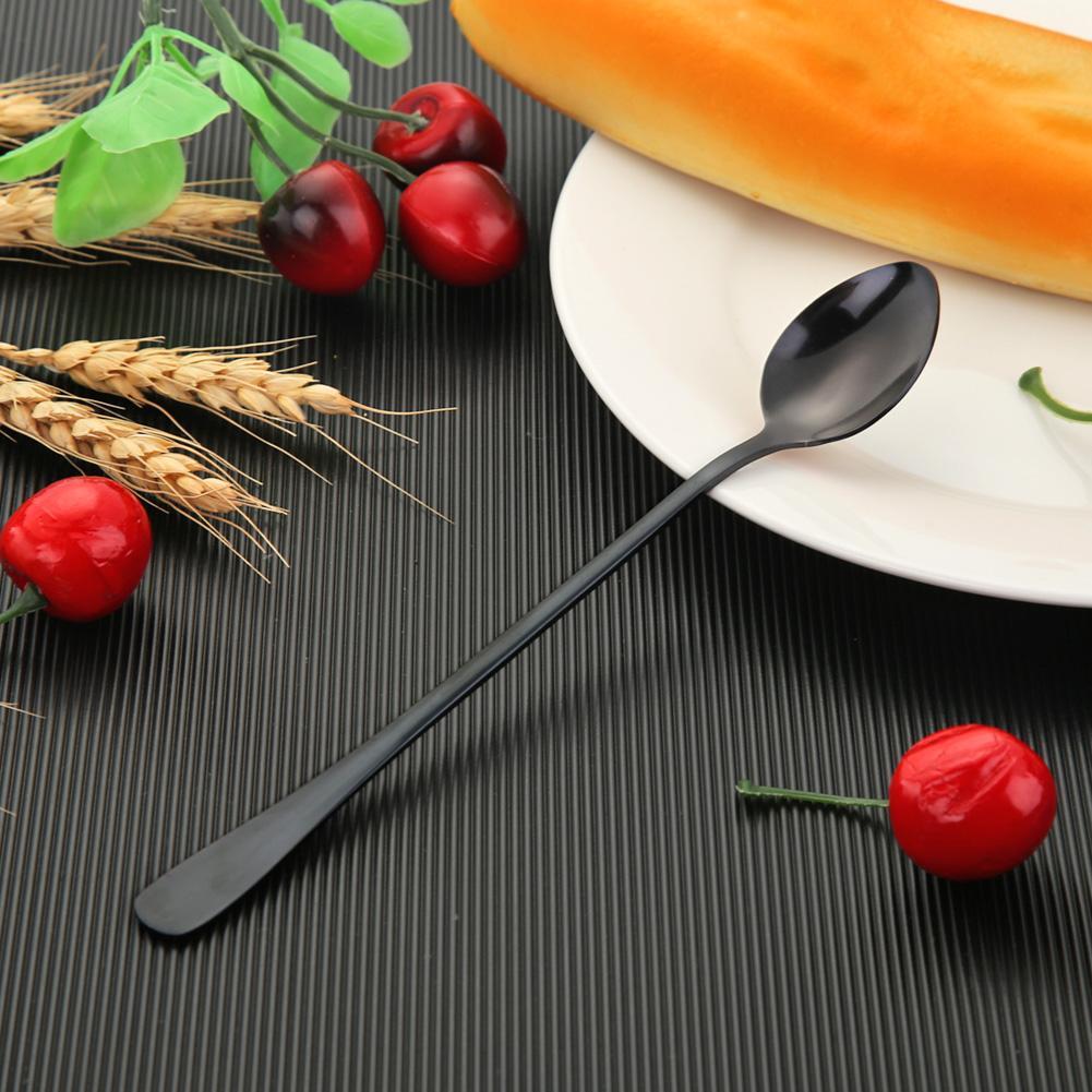 GLEAVI Teelöffel Aus Ebenholz - Dekorative Schaufel Mit Langem Griff