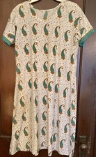 Ladies INDIAN PUNJABI KURTI style Dress SOFT light fabric size M pre-owned