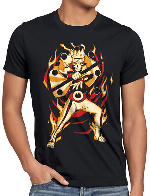 Kurama Modus Herren T-Shirt uzumaki ninja anime manga japan cosplay naruto ova