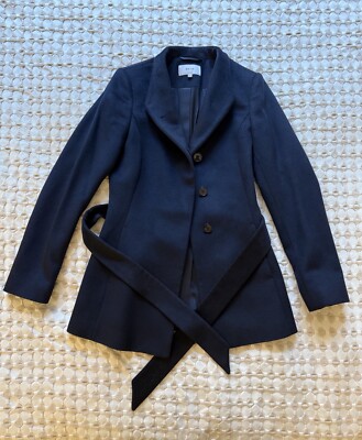 Reiss Reema wool belted coat/jacket Size