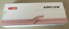 TYMO Airflow Curling Iron Flat Iron - Hair Straightener and Curler 2 in 1 pink