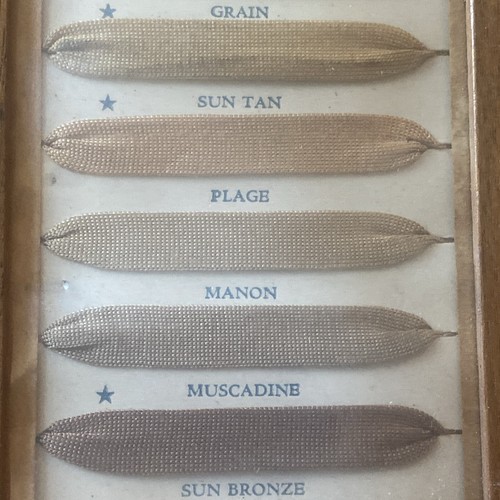 Vintage Blue Moon Silk Stockings Color Chart - 1930 - Picture 8 of 14