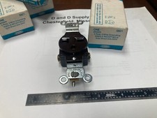 Leviton 5821, Brown Grounding Power Outlet, 20 A, 2 Pole, 3 Wire, 250 V