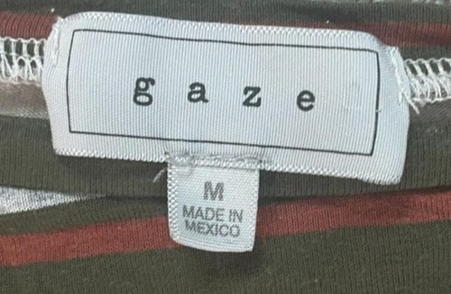 Gaze Women's Multicolored Cropped Blouse Size M - Picture 4 of 5