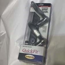 LARSON QuickFit 20297817 Door Handleset, Metal, Brushed Nickel