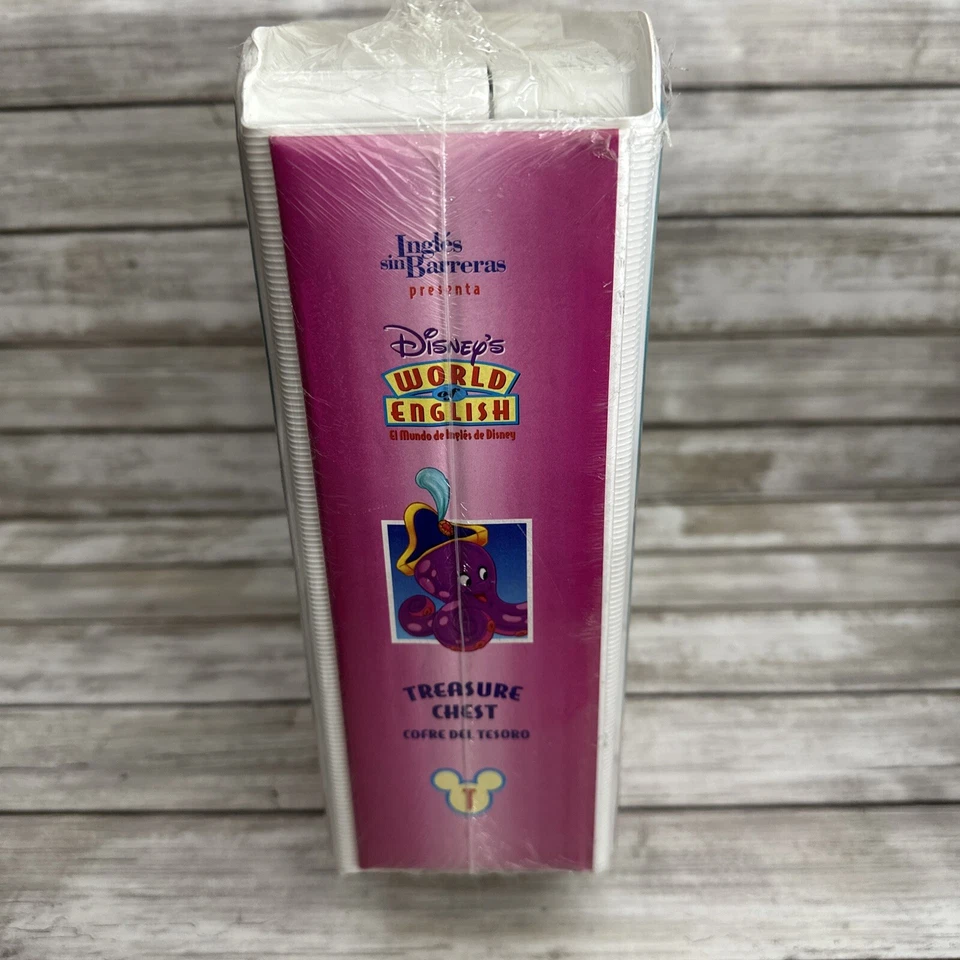 Disney's World of English Treasure Chest Ingles Sin Barreras RARE Case Activity - Image 2 of 4