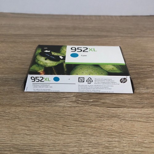 Genuine HP 952XL Cyan High Yield Ink Cartridge L0S61AN Option 140 Expires 04/26 - Picture 3 of 3