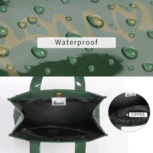 Women PVC Waterproof Shopping Storage Harrods London Shoulder Bag Handbags HOT - Picture 23 of 33