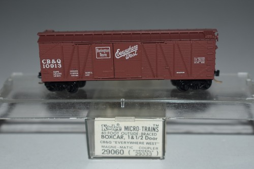 Carro de carga escala N Kadee Burlington 40 1 y 1/2 puertas 10913 C46502 | Zustand: Used