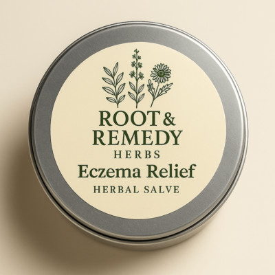 Eczema Relief Herbal Salve   Natural Itch & Redness Soothing Cream | Organic 