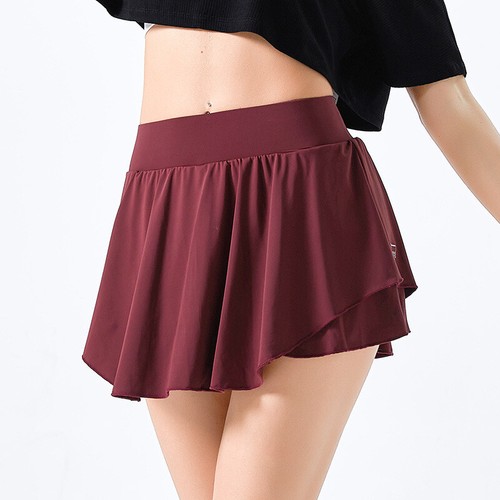 Para mujeres Entrenamiento Tenis Skorts Atlético Volantes Plisado Correr Vestido Golf Faldas - Imagen 19 de 38