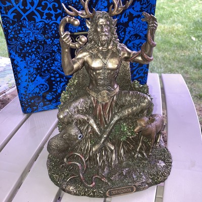 Cernunnos statue (God Of The Woodland & Creatures) Hand Made By Veronese Design