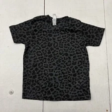 Rabbit Skins Black Cheetah Print T-Shirt Girls Size 2T NEW