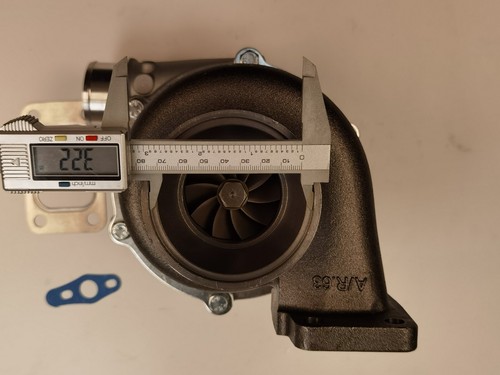 A/R .82 V-band GTX3071R GT30 Dual ball bearing T3 A/R .60 billet  turbo charger - Bild 12 von 24