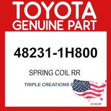 Toyota Genuine 482311H800 Spring Coil Rear RH/LH 48231-1H800 OEM