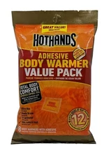HotHands Adhesive Body Warmer Value Pack Long Lasting 8 Warmers - Made in USA