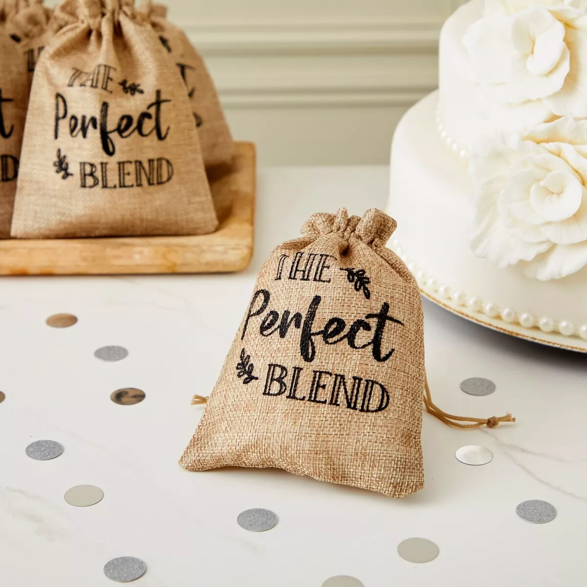 Small burlap bags hotsell for wedding favors
