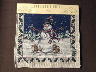 The Tapestry Patch  9''x9'' Snowman patch