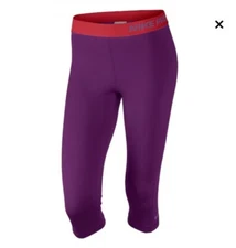 Nike Pro Womens Core Compression Capris 589366-519 NWT Tights 