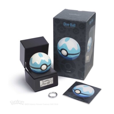 Pokemon Tauchball Replik von The Wand Company - Special Edition - Brandneu 2023
