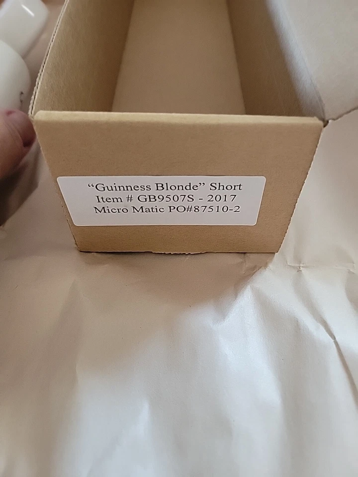 Guinness Blonde Beer Harp Ceramic Tap Handle Bar Pub Man Cave Game Room New - Image 4 of 4