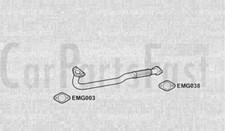 EXHAUST FRONT PIPE Fiat Bravo 1.4 Petrol Hatchback 06/2007 to 03/2011