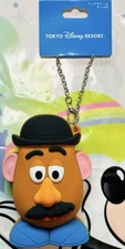 New Tokyo Disney Resort Mr. Potato Head Face Bag Charm Keychain pouch Coin Case