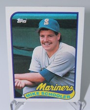 Mike Schooler - 1989 Topps #199 - Seattle Mariners Baseball Card