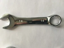 Pittsburgh 14 mm 4.5 in Stubby Combination Wrench  12 Pt Free Shipping