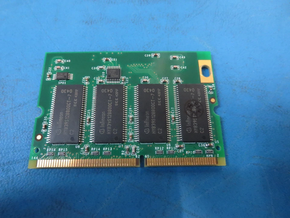 SMART SM57216CSC4DZBPIC9 128MB 144p PC100 9c 16x8 ECC SDRAM SODIMM NPE-400 - Image 3 of 3