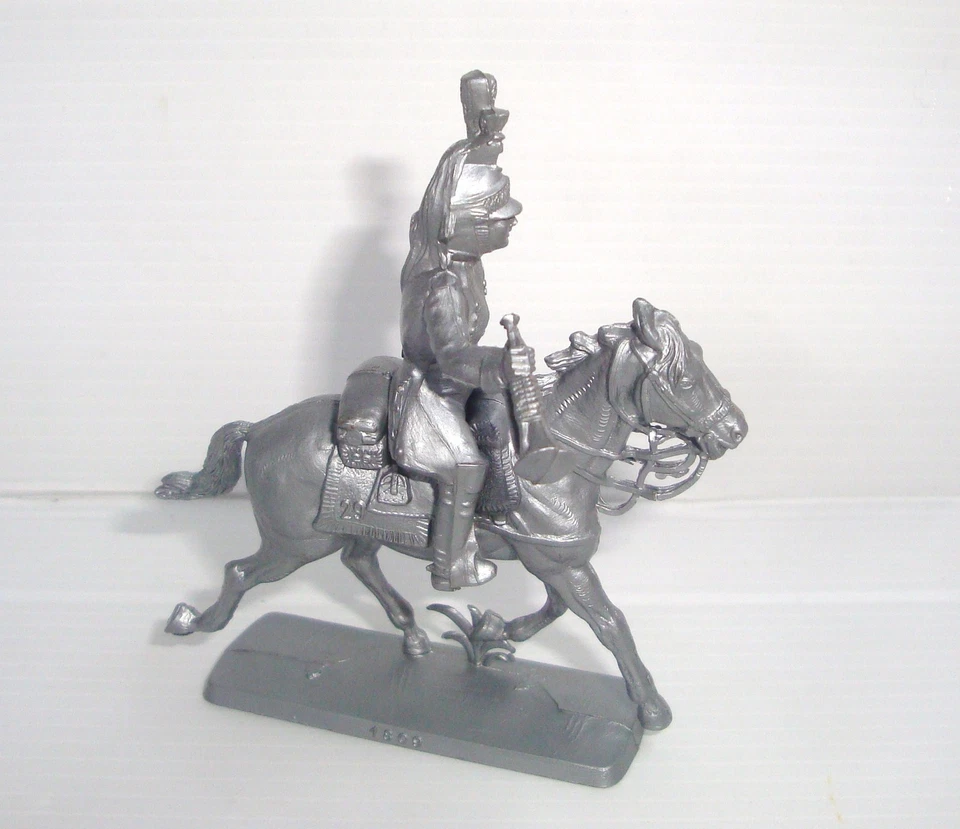 Mokarex Figurine Series Cavalry First Empire: Dragon Trumpeter Rider 1809 - Image 2 of 2