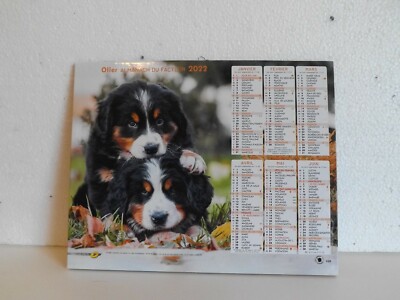 Calendrier Oller 2023 Calendrier Almanach Du Facteur 2022 Oller Serie Les Chiots. Neuf | Ebay