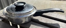 Vintage Gourmet By Vollrath Stainless Steel Sauce Pan W/Lid 1 Quart Multi Ply
