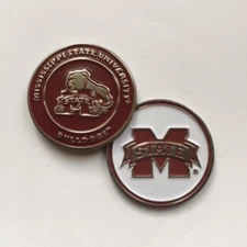  Mississippi State Bulldogs Golf Ball Marker New