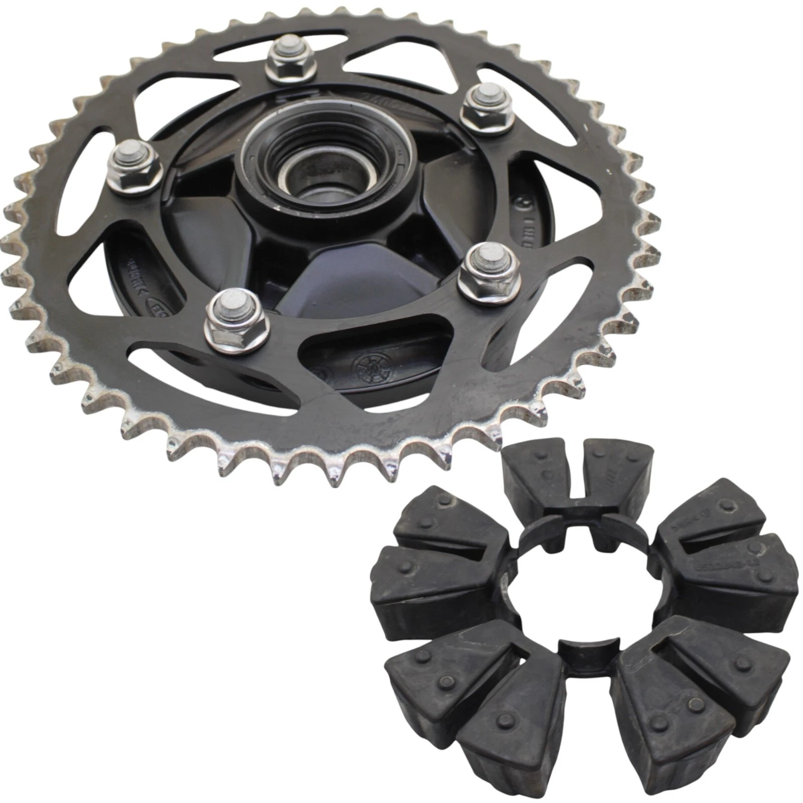 2020 - 2024 BMW S1000RR REAR SPROCKET WHEEL HUB CUSHIONS RUBBER STOCK BLACK