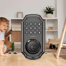 ARPHA Smart Keyless Door Lock AutoLock Low Power Alert Silent Mode Anti Peeping