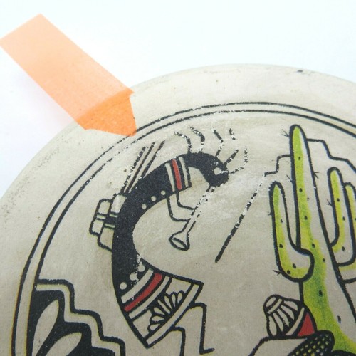 Set/4 Sandstone Coasters Lawrence L Vargas Kokopelli Southwest Cactus Bird - Picture 8 of 10