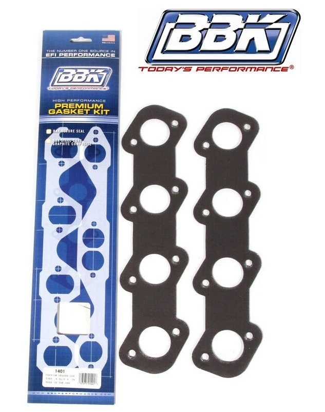Juntas de cabezal de escape de núcleo de acero BBK PARA Ford Lincoln Mercury 4.6 / 5.4L-2V Foto 3 de 3