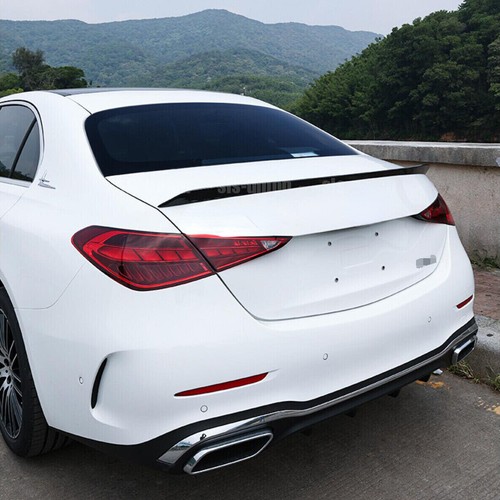 for Benz C class W206 C300 2022 C63S-Style Gloss Black Rear Trunk Spoiler Wing - Picture 3 of 7