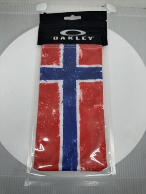 Oakley microfiber HDO Cleaning bag/pouch Norway Flag. Since 1899!!!