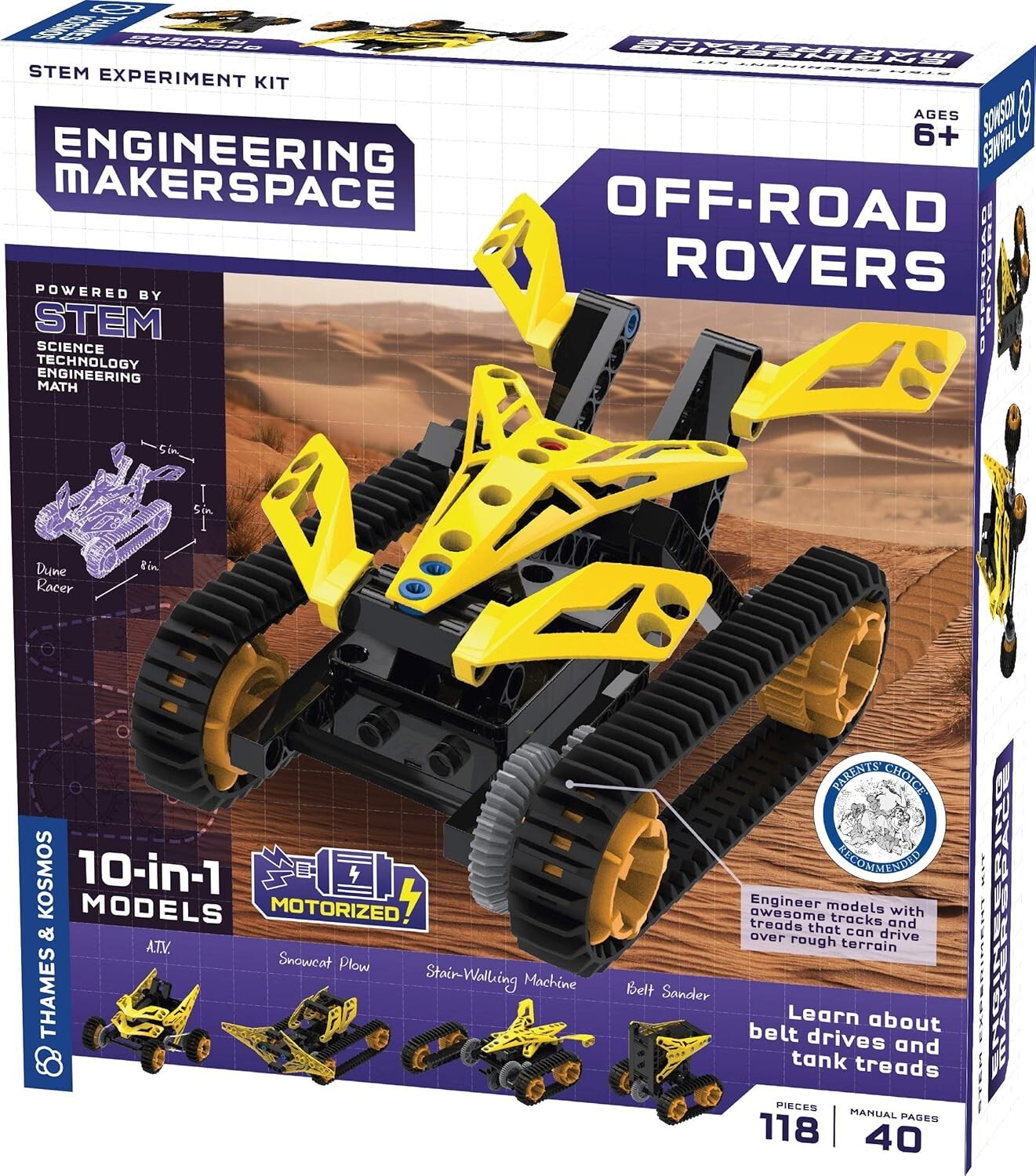 Thames & Kosmos Off-Road Rovers Engineering Makerspace Build 10 Vehicles STEM