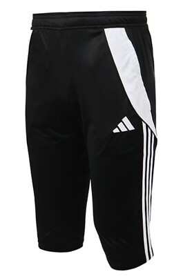 Adidas Men TIRO 24 3/4 Training Pants Black Running Casual