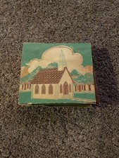 Vintage; Plasticville Church Kit CC-8G in Original Box Complete w/bell