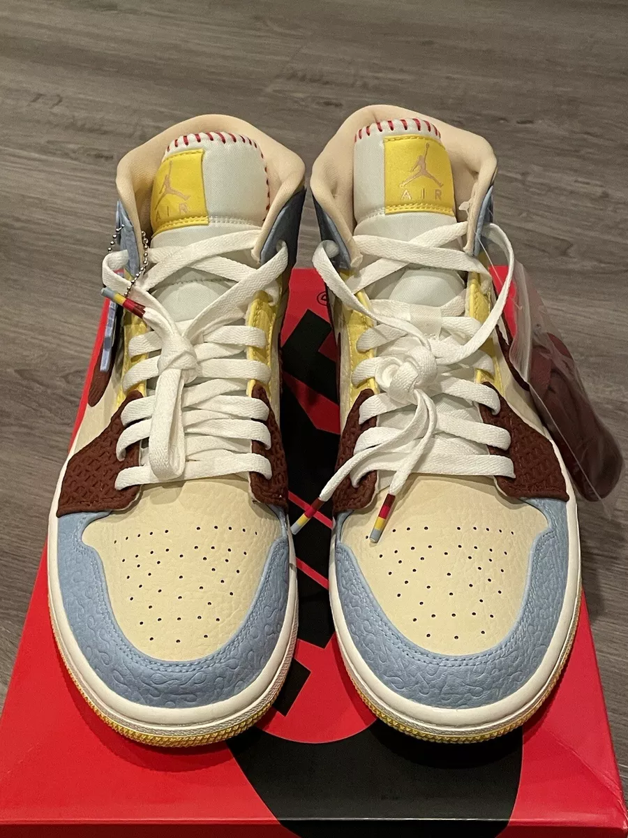 Air Jordan 1 Mid SE x Maison Chateau Rouge Fearless EMEA - Sz 10.5 - Deadstock