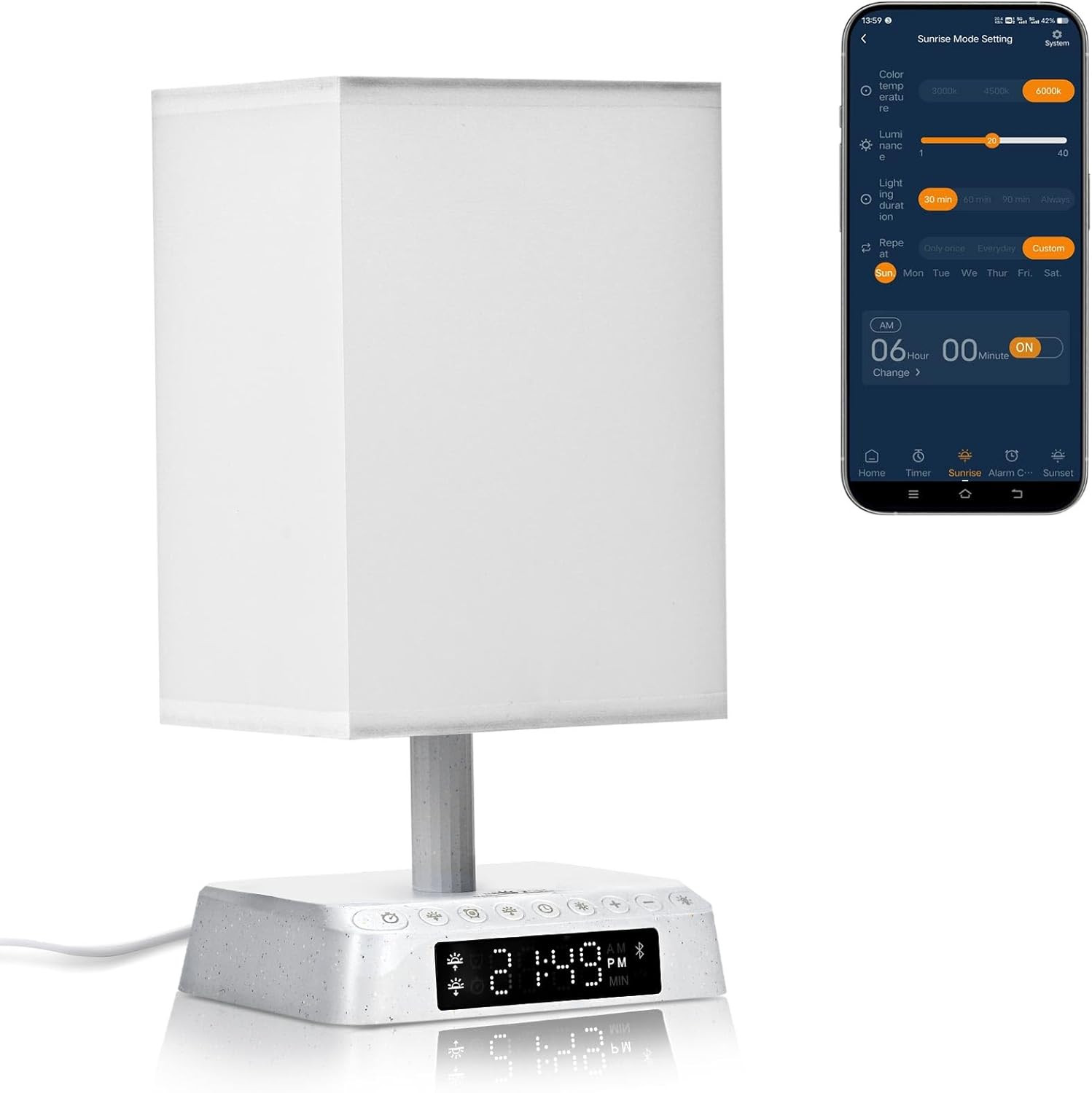 With App Control And Adjustable Colors