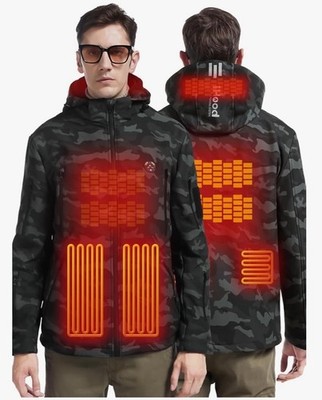 Men's iHood All-Area Heated Jacket w/ Hood Men's L New With Tags